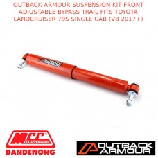 OUTBACK ARMOUR SUSP KIT FRONT ADJ BYPASS TRAIL FITS TOYOTA LC 79S SC (V8 2017+)